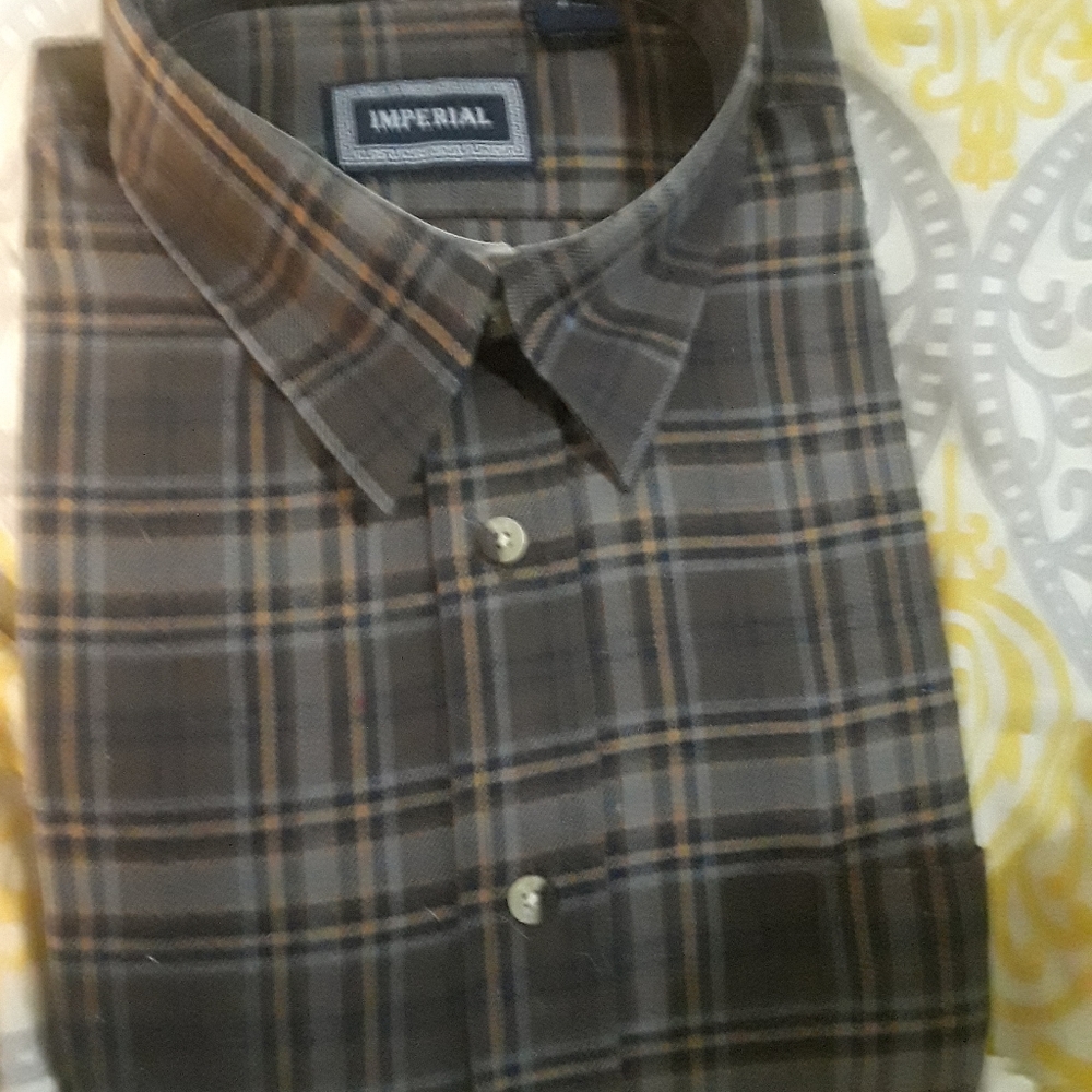 IMPERIAL men's multi color shirt  chequered